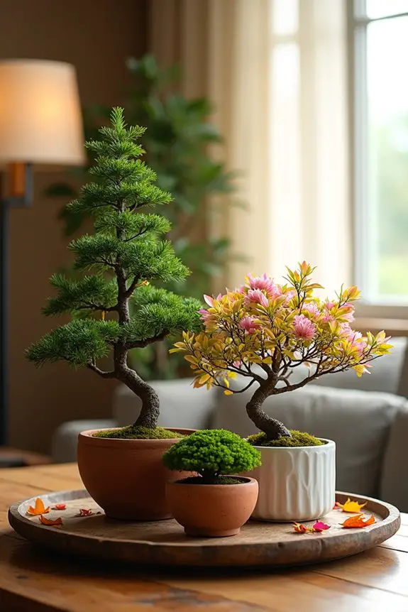 bonsai display seasonal aesthetics