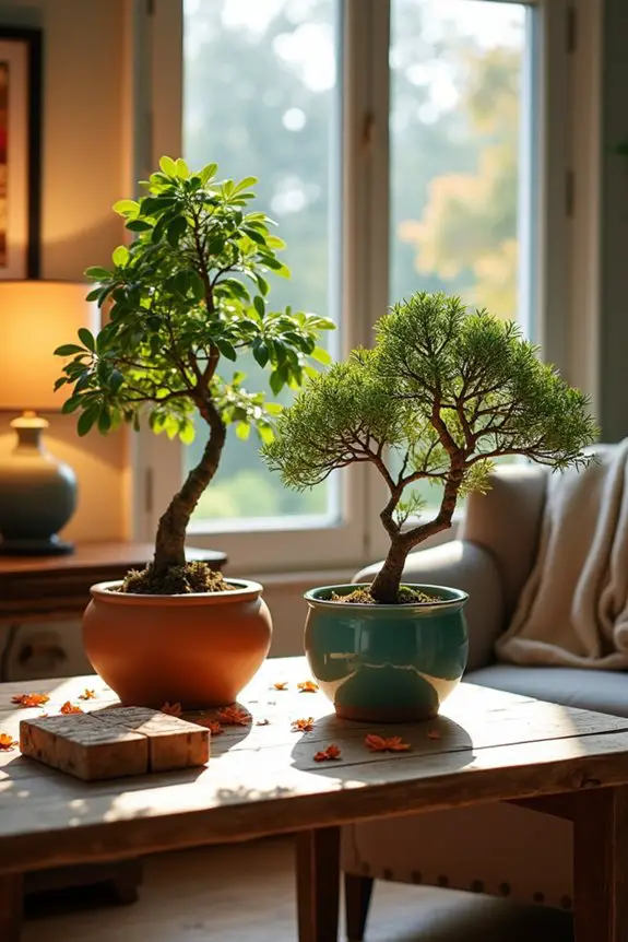 bonsai trees enhance tranquility