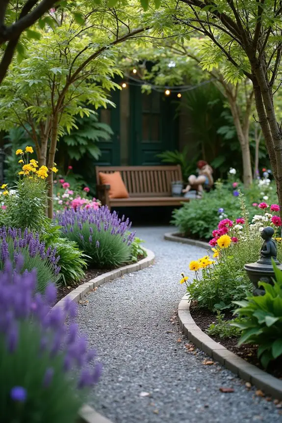circular garden pathway design