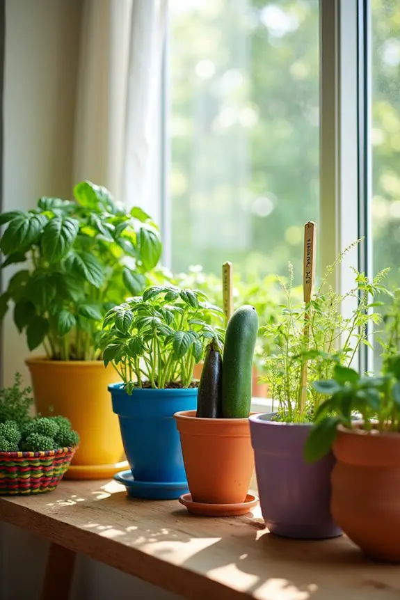 colorful indoor vegetable arrangements