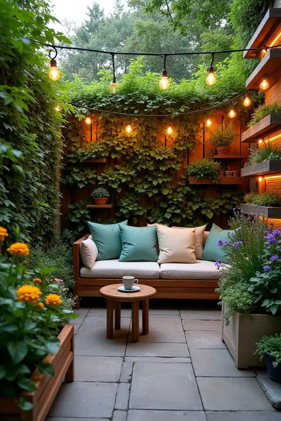 cozy courtyard smart arrangement