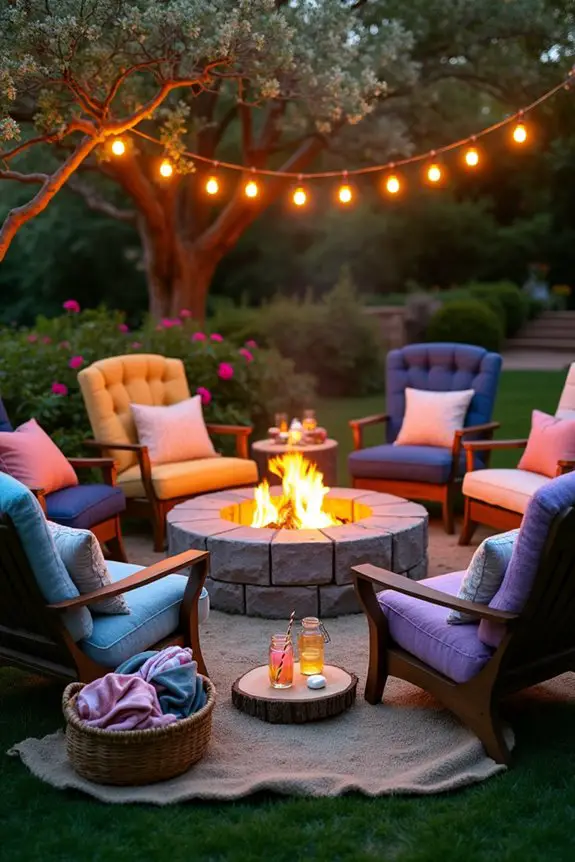 cozy fire pit gatherings