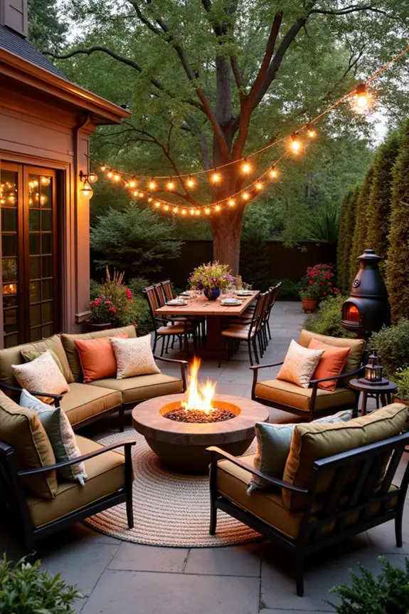 cozy outdoor living spaces