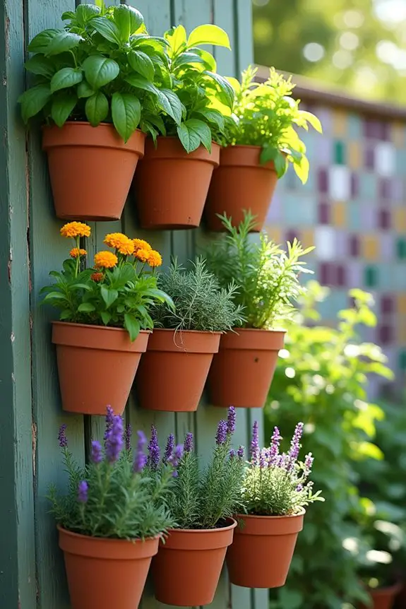 creative herb garden color schemes