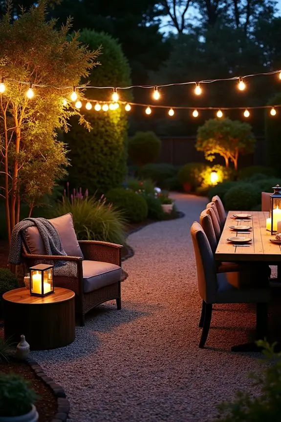 creative outdoor lighting zones