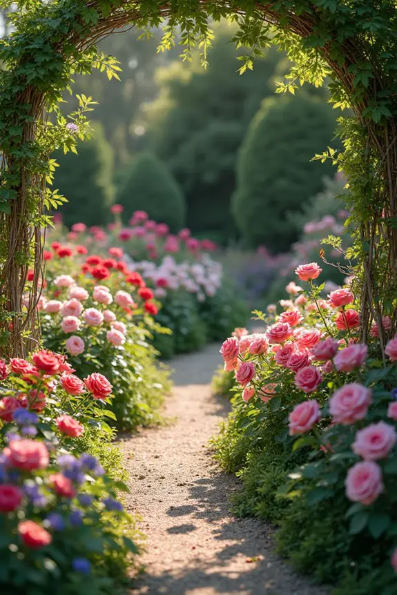 creative rose garden concepts