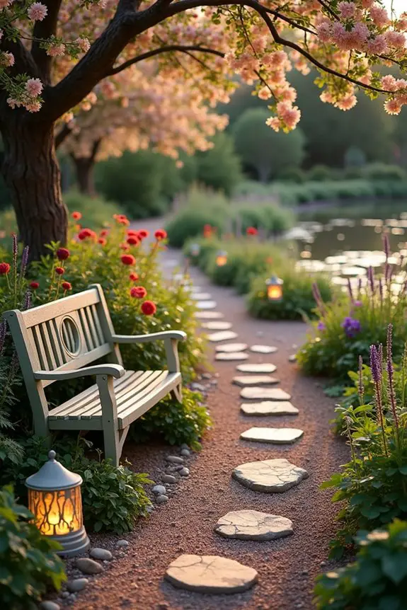 curved pathways enhance garden experience