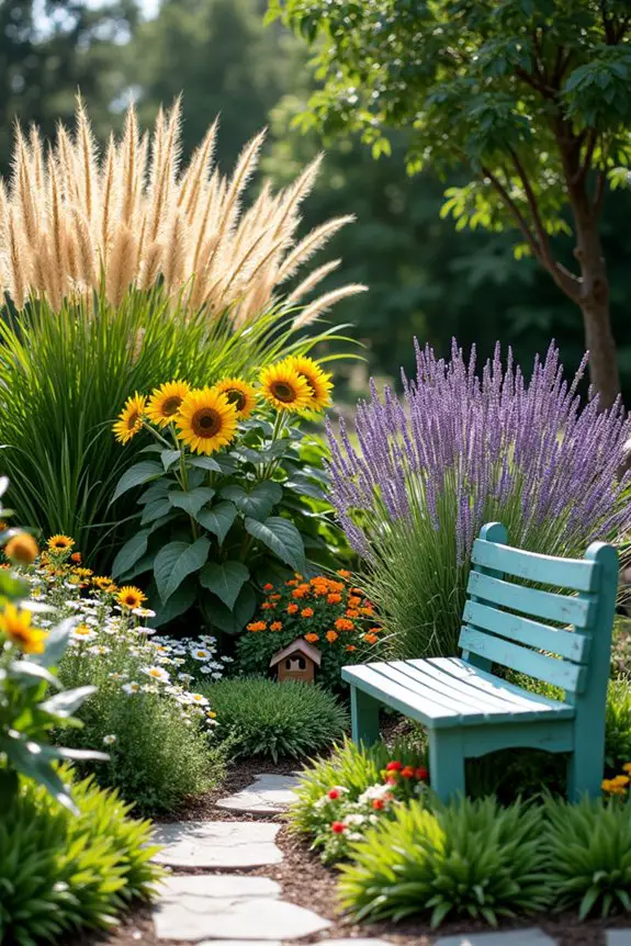 dynamic asymmetrical plant grouping