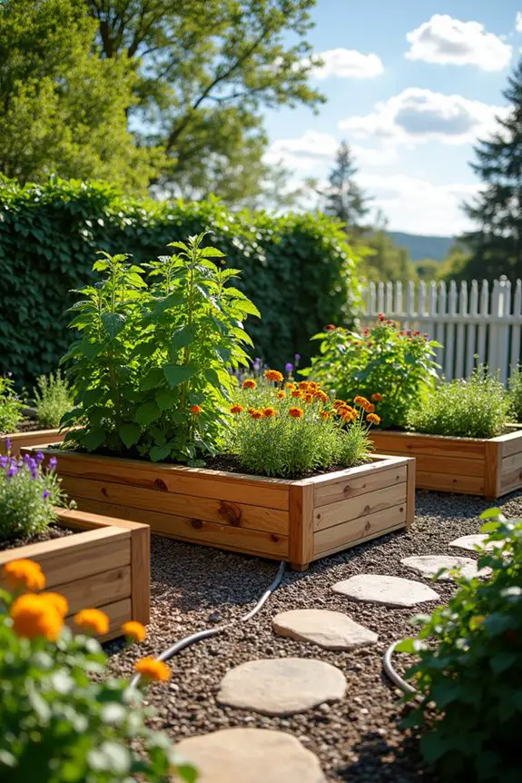 elevated garden bed creativity