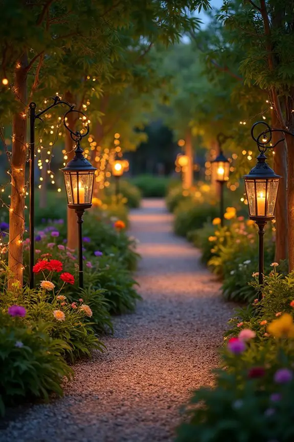 enchanting garden pathway lighting