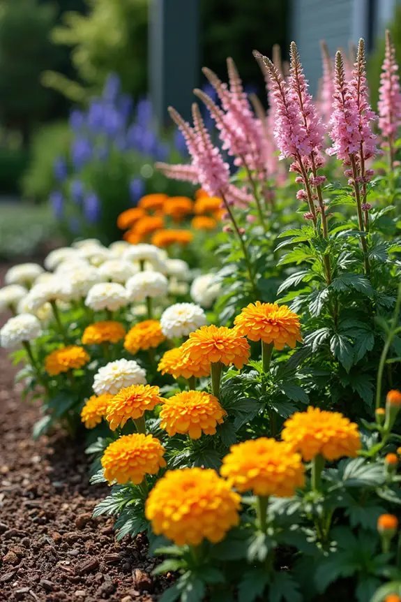 flower bed arrangement ideas