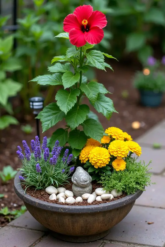 geometric plant arrangement inspiration