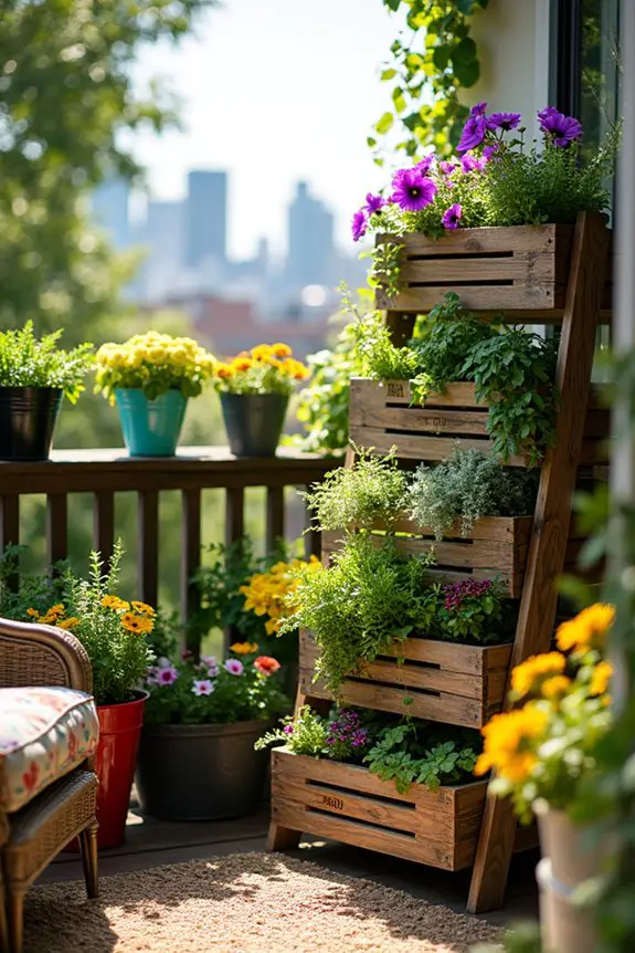 innovative vertical gardening containers