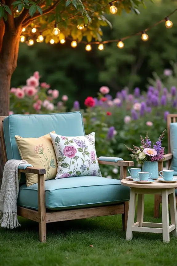 inviting garden furniture aesthetics