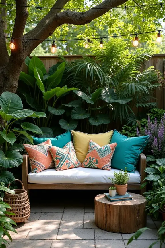 lush greenery patio nooks