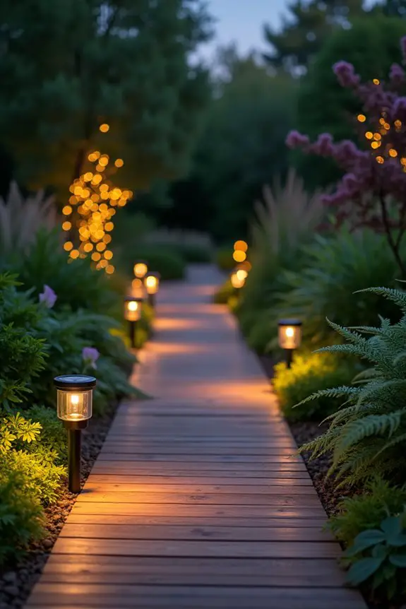magical decorative path lighting