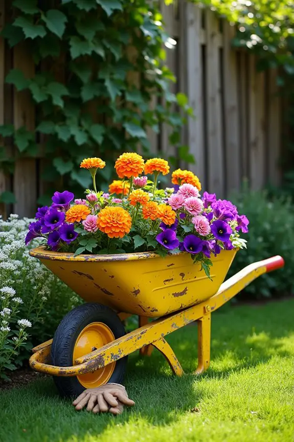 mobile flower planter creativity