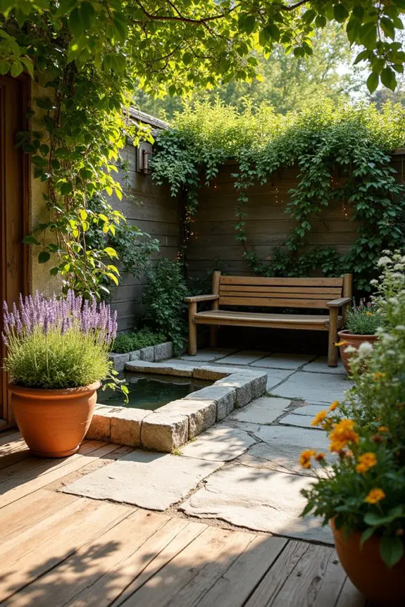 natural materials for tranquility