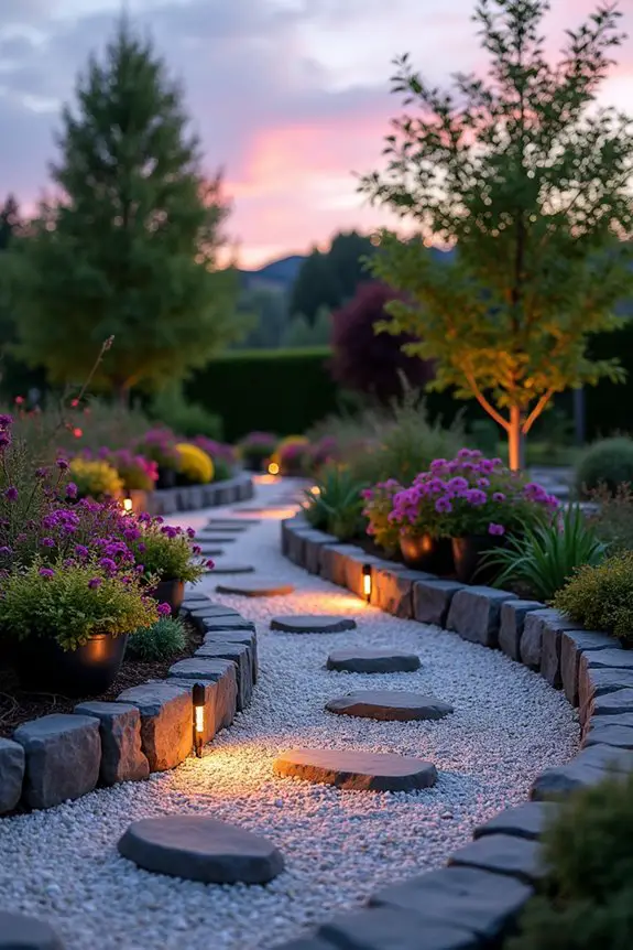 natural stone garden elegance
