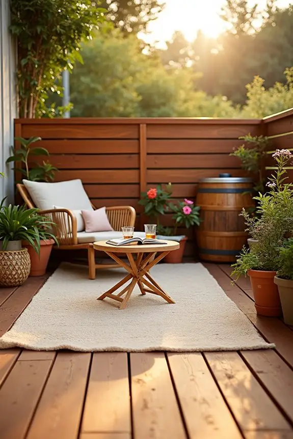 natural wood aesthetic warmth