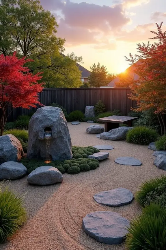 serene zen garden design