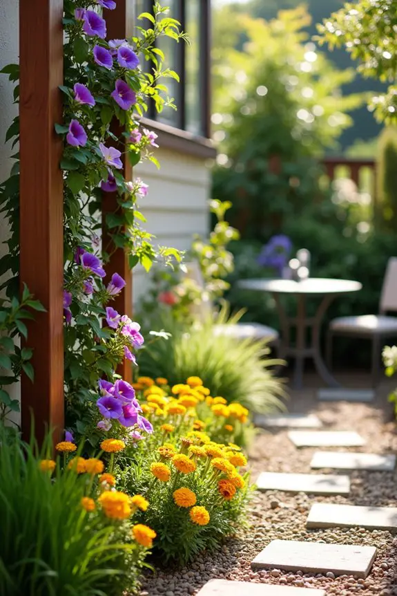 stylish trellis garden features