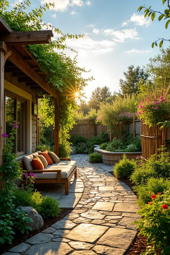 sustainable garden design materials