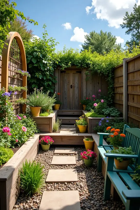 terraced garden design techniques