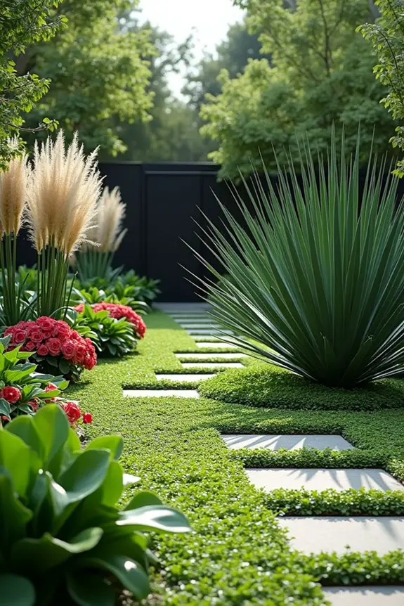 texture mixing in gardens