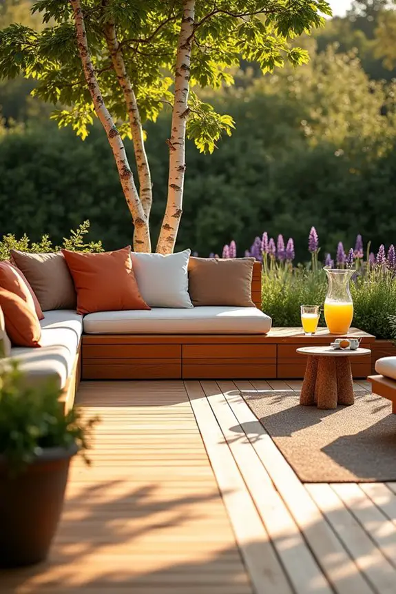 textured outdoor deck enhancements