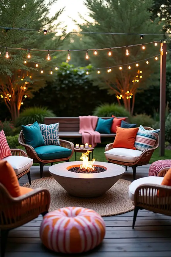 textured seating enhances gatherings