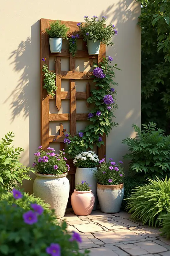 vertical garden trellis benefits