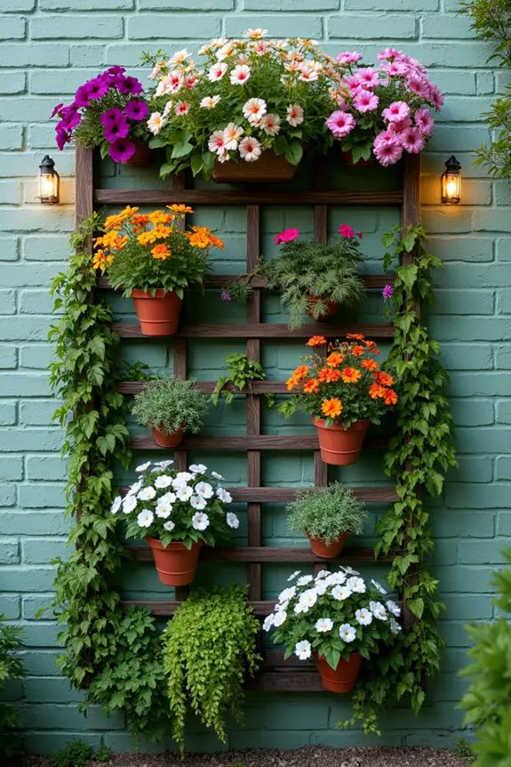 vertical garden wall beauty