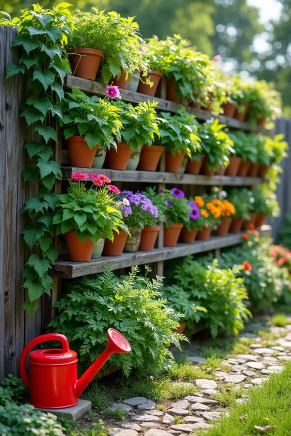 vertical garden wall transformation