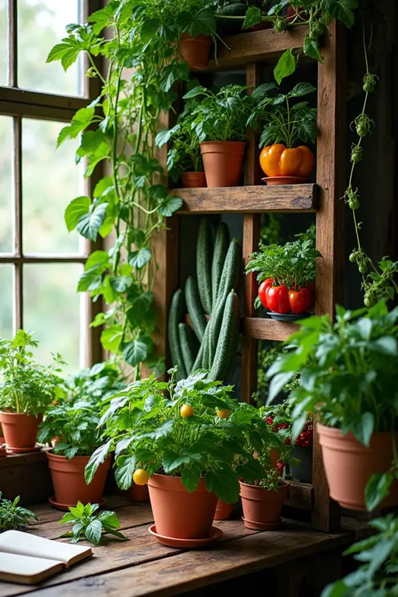 vertical gardening plant selection