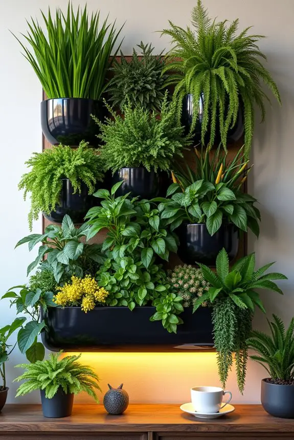 vertical gardening with layers