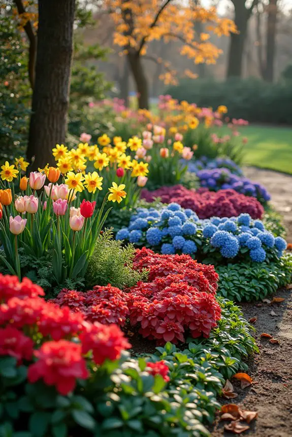 vibrant seasonal garden transformation