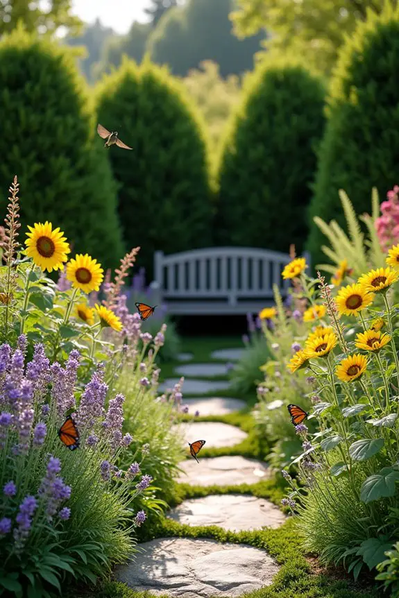 visual harmony in gardens