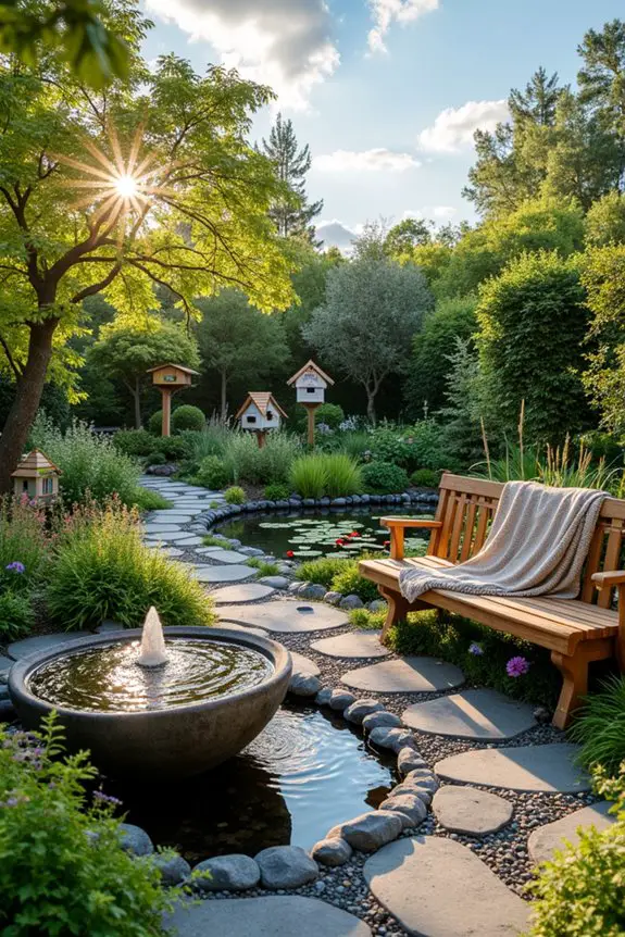water feature garden design