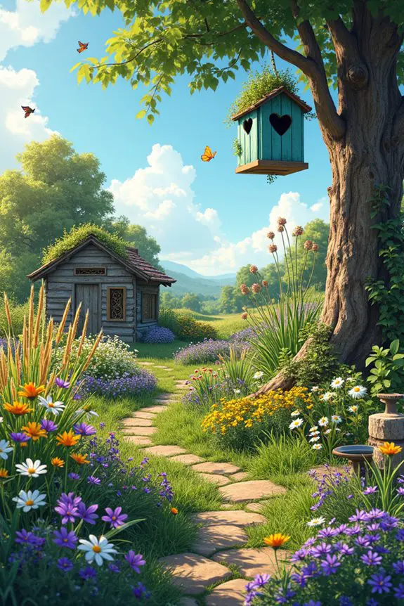 wildlife friendly garden features