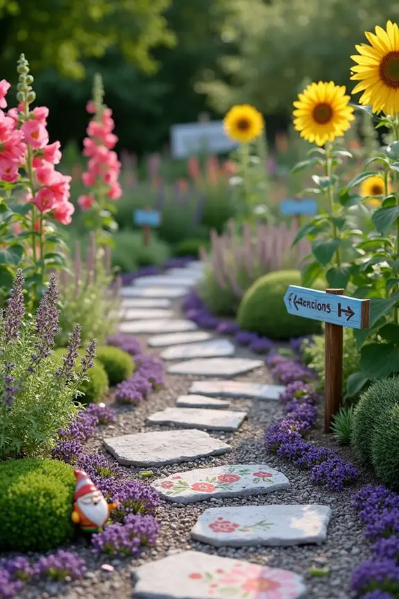 zigzag garden pathway design