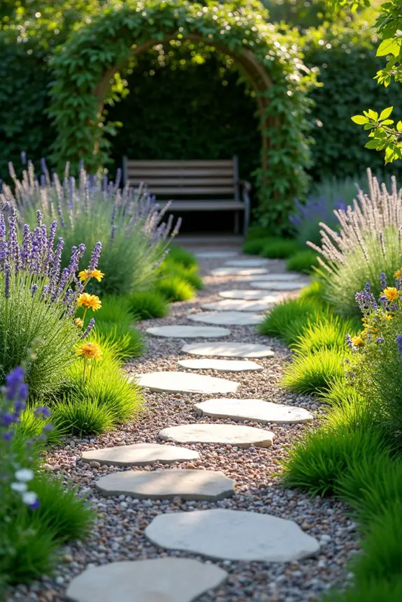 zigzag stone pathway creation