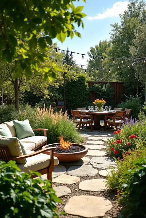 zoned garden spaces organization