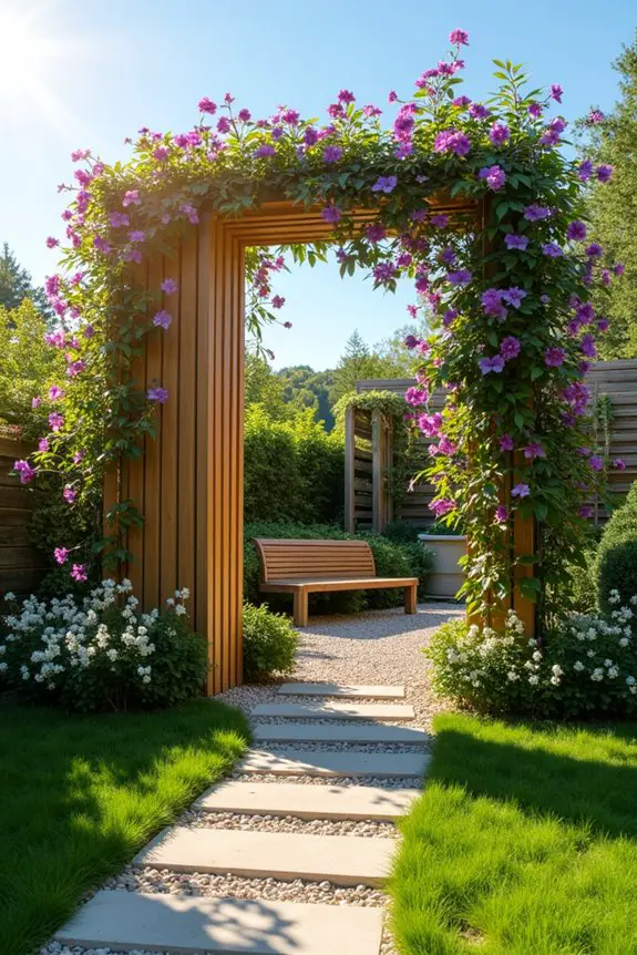 beautiful garden trellis ideas