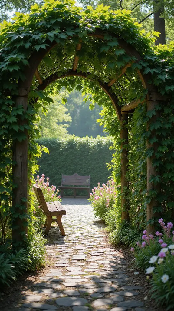 beautiful vertical garden trellis