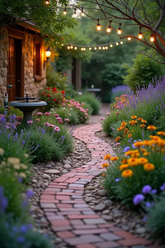 charming cottage garden path