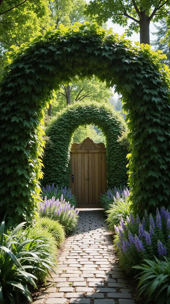 charming gateway to gardens