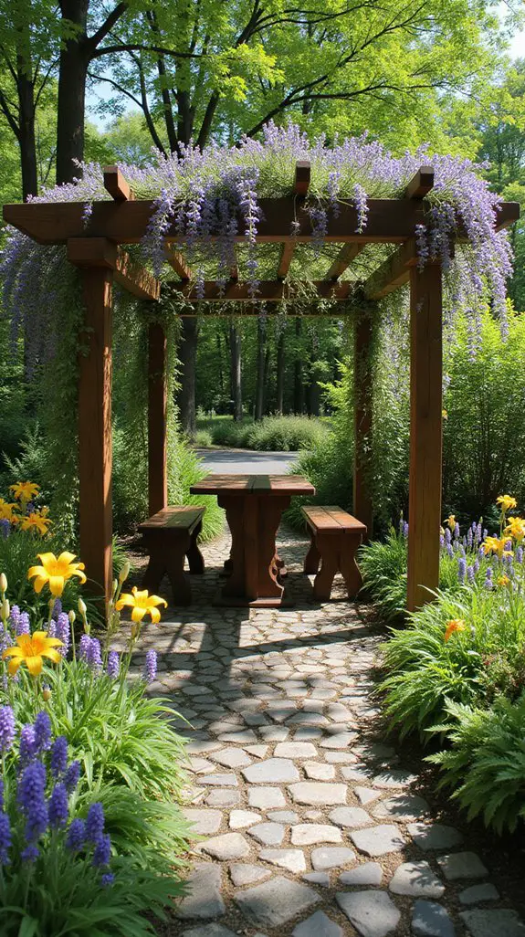 charming pergola garden oasis