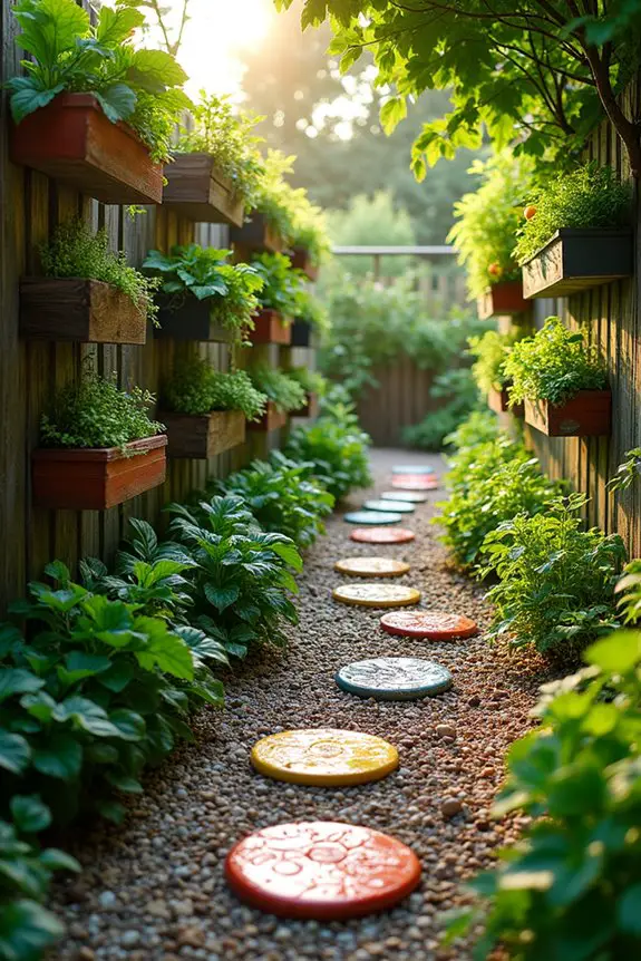 charming practical vegetable pathways