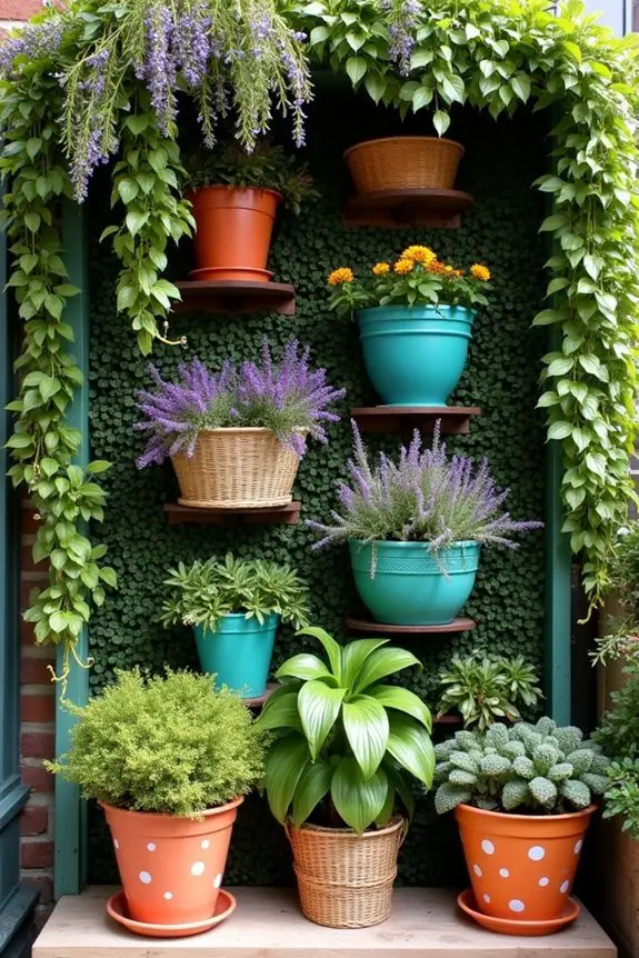 cohesive color palette gardening